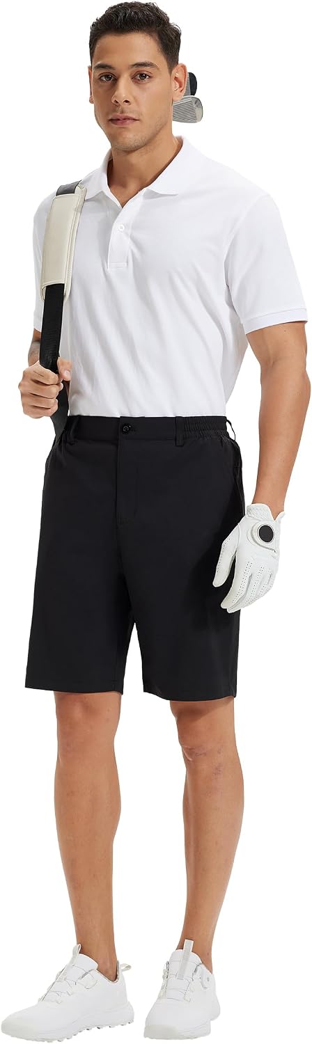 Thumbnail 1 de yuyangdpb Men's Golf Shorts 9" (23cm) – Quick-Dry Lightweight Chino Shorts with 3 Pockets