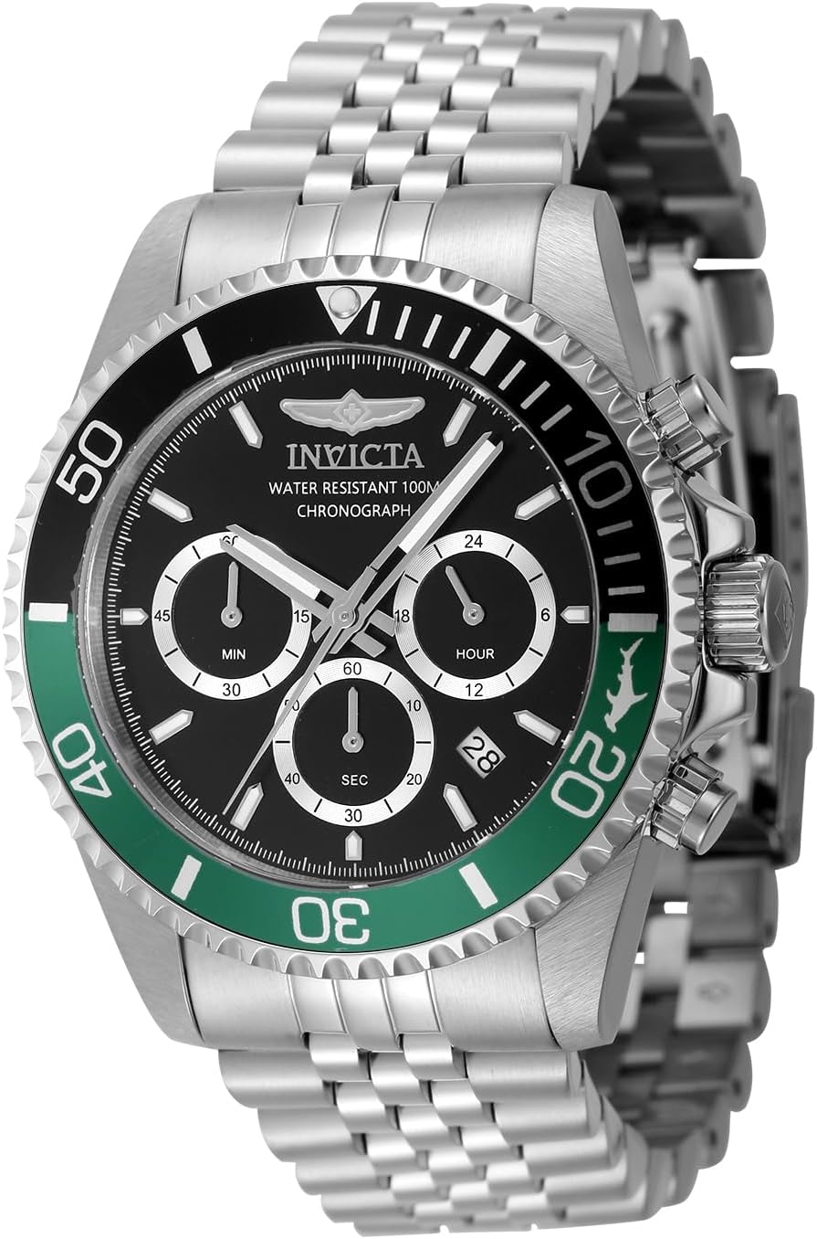 Thumbnail 3 de Invicta Pro Diver Montre Homme 43 mm – mouvement quartz, cadran vert, acier inoxydable