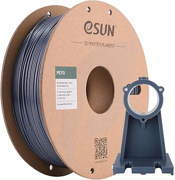 Detalle de eSUN Filamento PETG 1.75mm - Gris Sólido para 3D 🖨