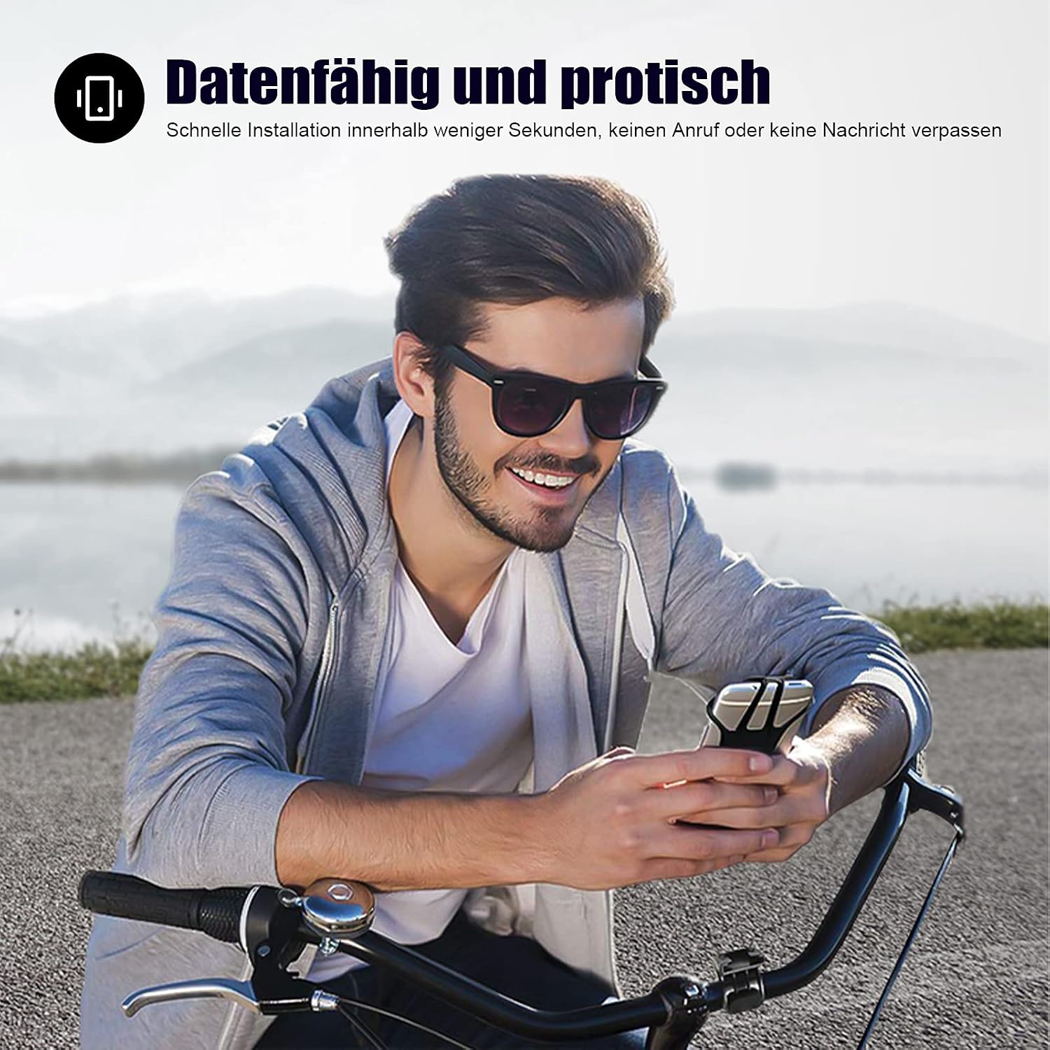 Detalle 2 de Deerfun Universal Handyhalterung Fahrrad 360°