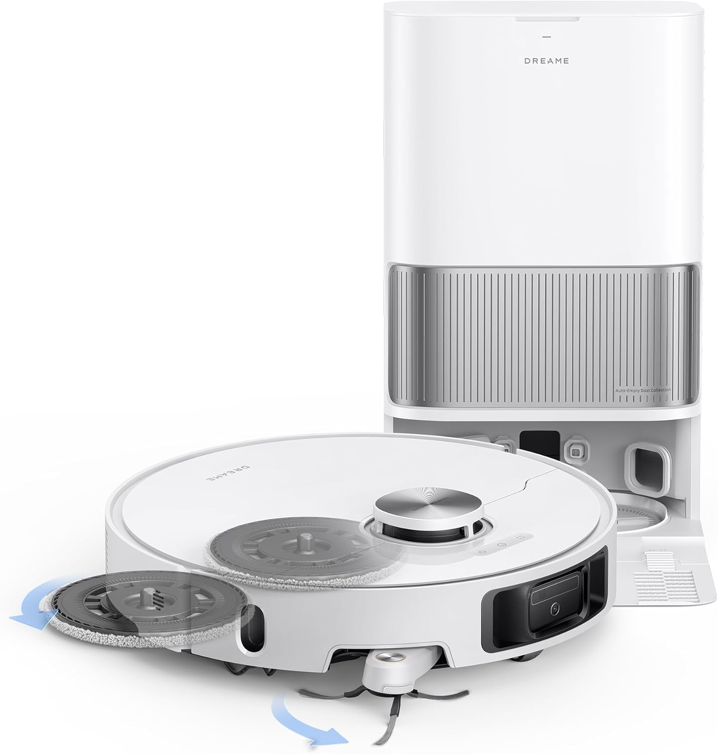 Detalle de DREAME L40s Ultra RLL22SE Robot Vacuum and Mop, 19,000Pa Suction, Self-Cleaning Dock