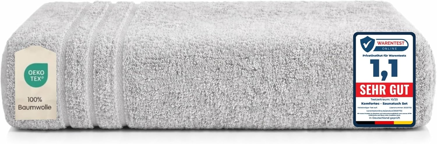Serviette de sauna Komfortec 100 x 200 cm ⚙