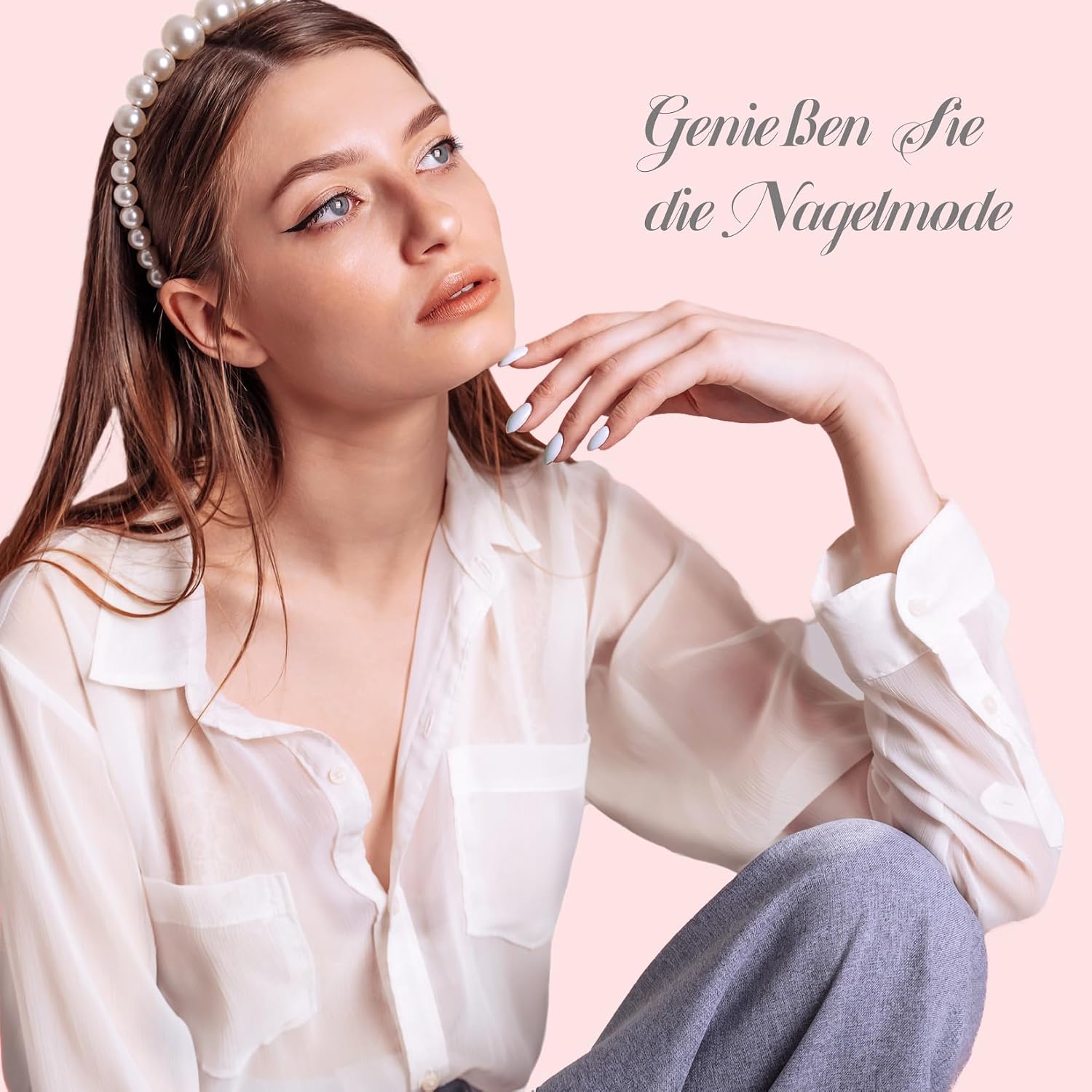 Detalle de VANREESA U V Nagellack Set mit 48W UV/LED-Lampe, 16 Farben – Starterset für Gelnägel zu Hause