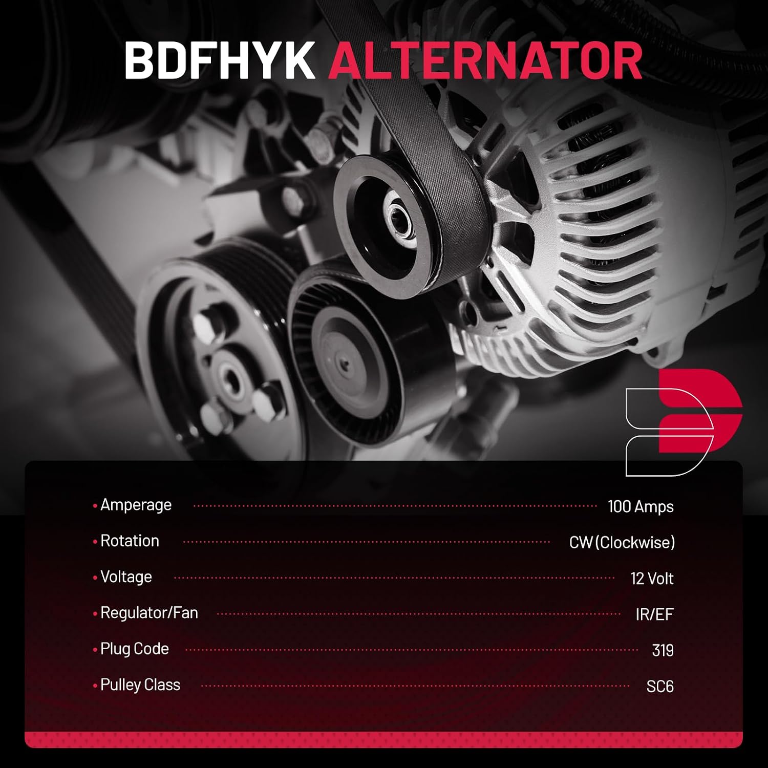 Detalle de BDFHYK Alternator 23100-ZW40A