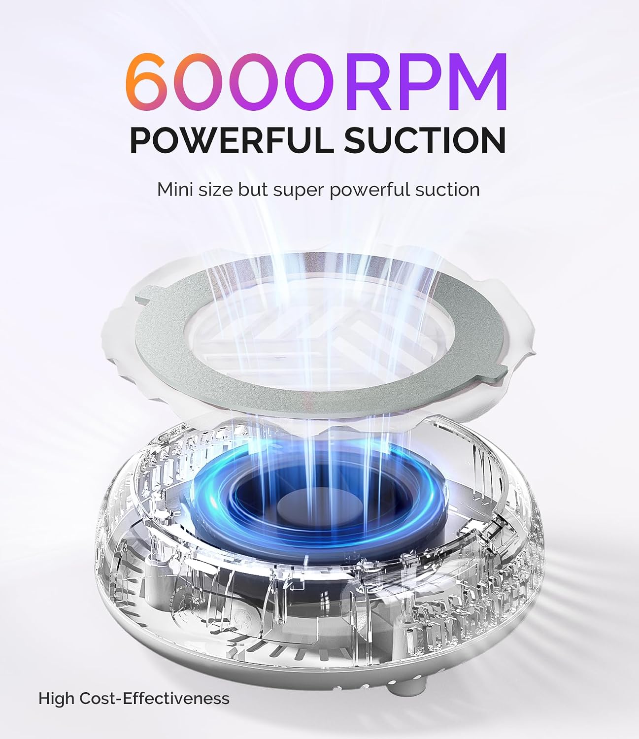 Detalle de MelodySusie HProA 6000 RPM Pocket Nail Dust Collector