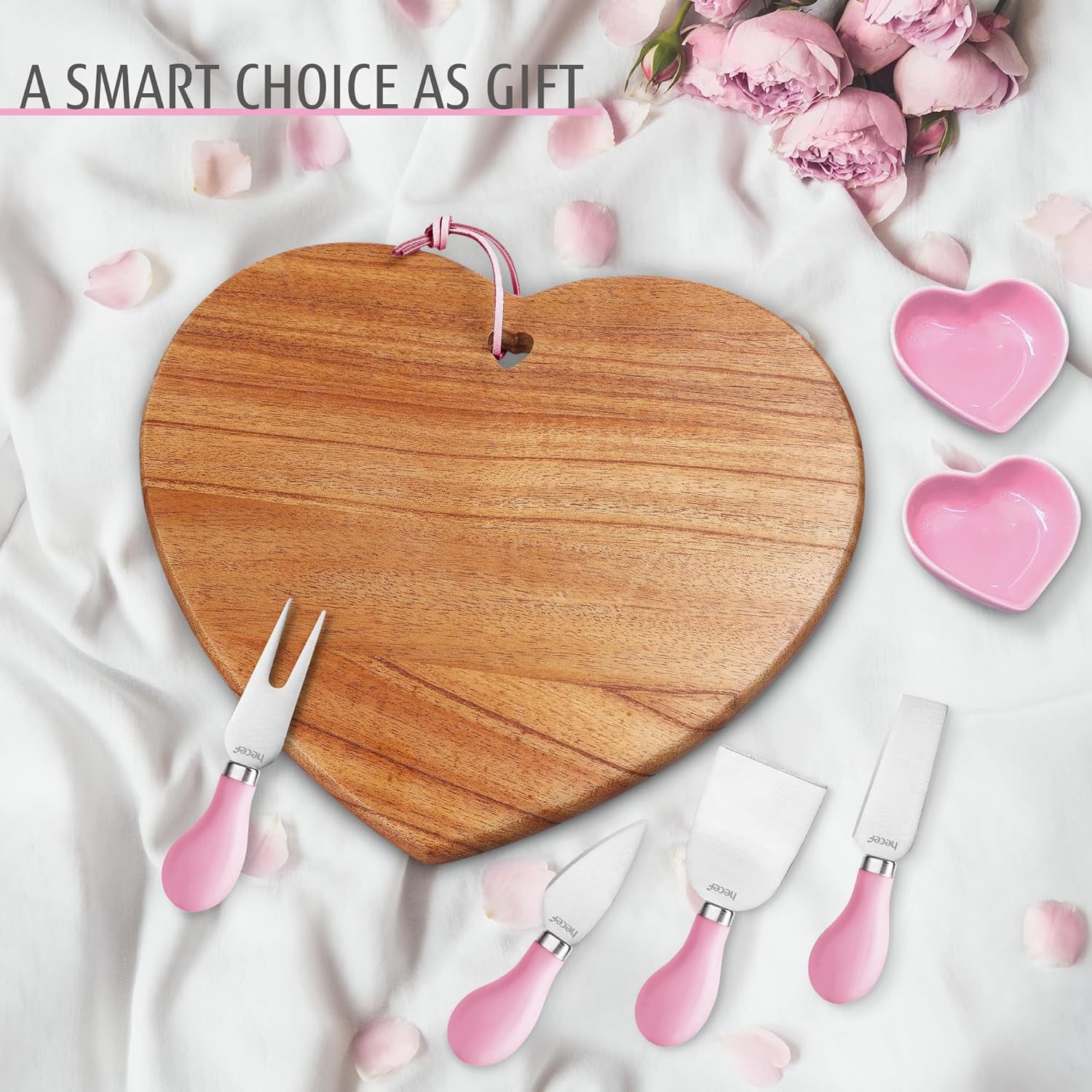 Thumbnail 5 de hecef 7pcs Cheese Board Set 12x10.3 in 💝