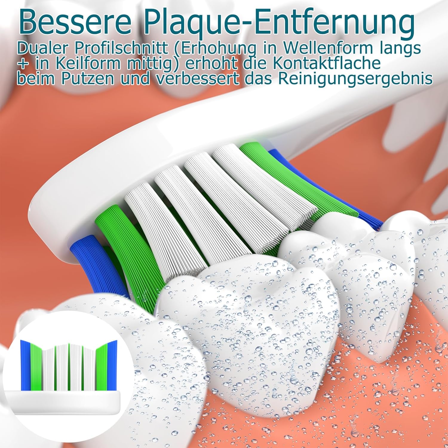 Thumbnail 2 de WENS Ersatzbürsten 8er für Philips Sonicare