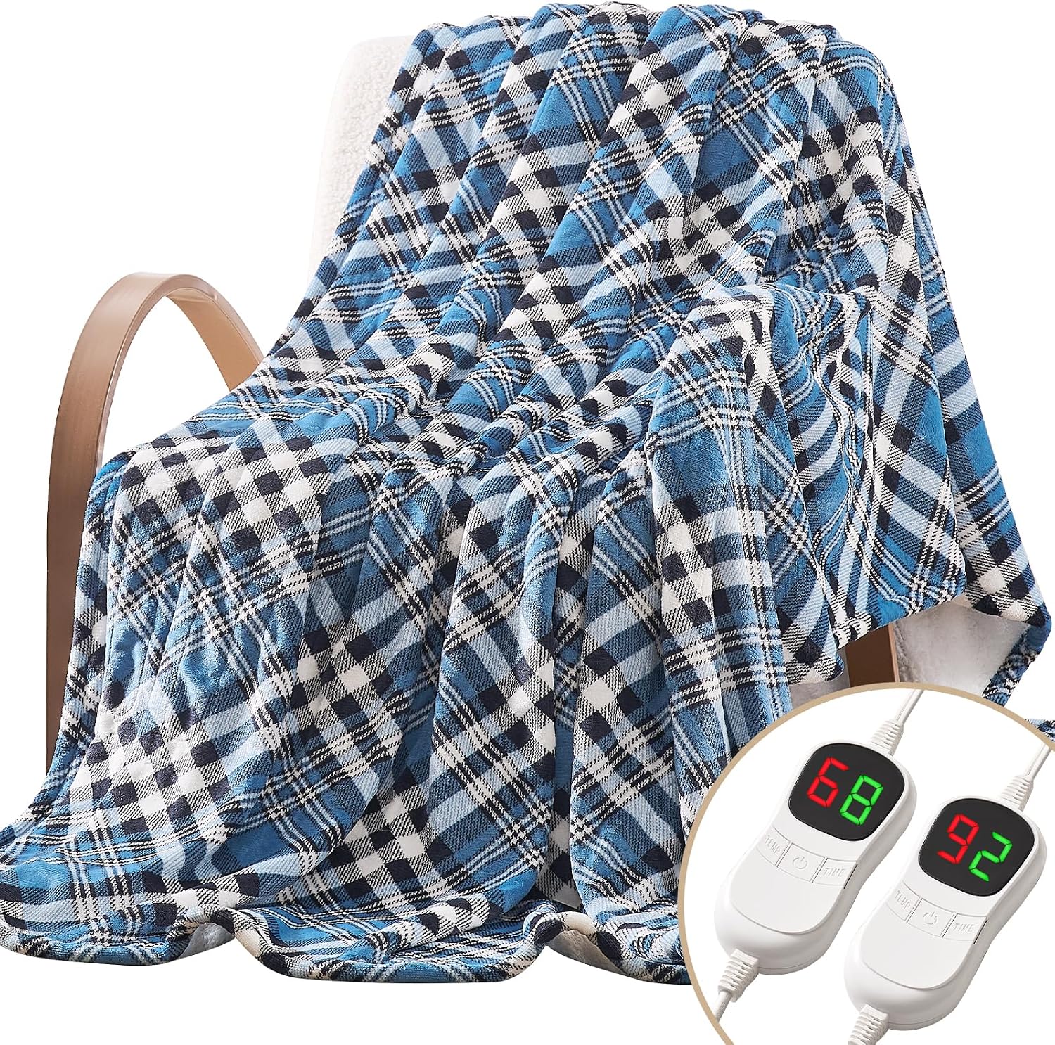 Thumbnail 6 de Homemate Heated Throw Blanket 50" ⚡