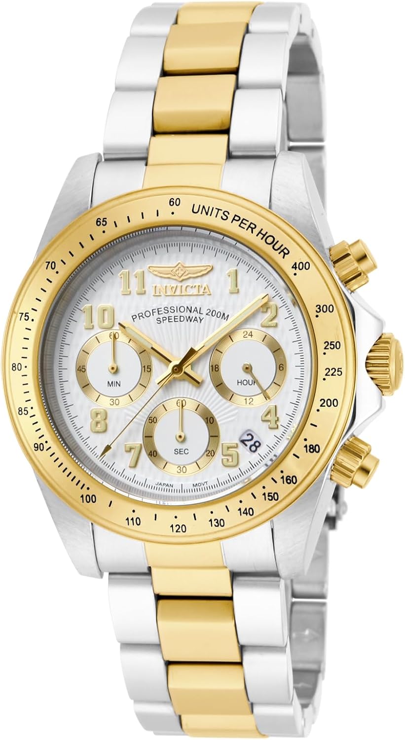 Detalle 2 de Invicta Speedway Montre Homme 39 mm – Mouvement Quartz en Acier Inoxydable