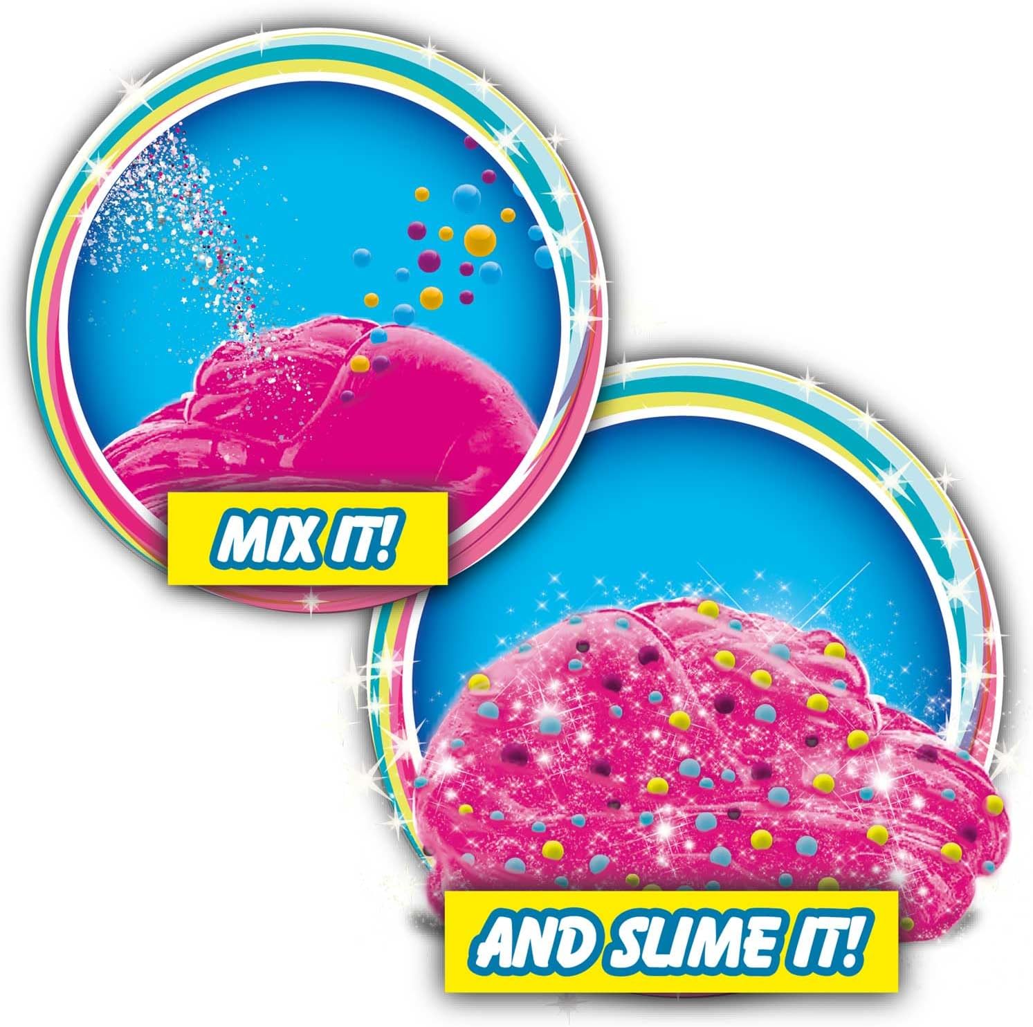 Thumbnail 3 de Magic Slime CRAZE con topping glitter, set da 3 barattoli da 70 ml