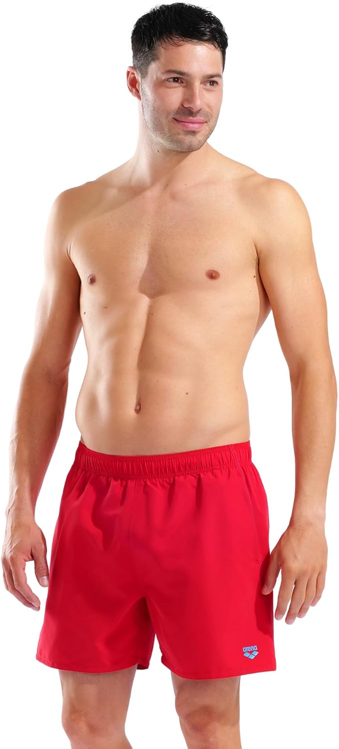 Detalle de ARENA Fundamentals Boxer R: shorts da spiaggia sostenibili con comfort in acqua