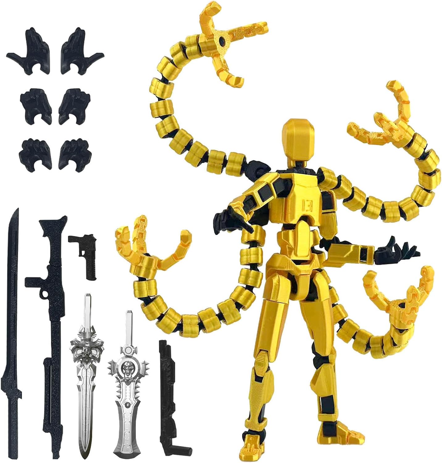 Detalle de PkghoKids Poseable Robot Figure 7.2-Inch