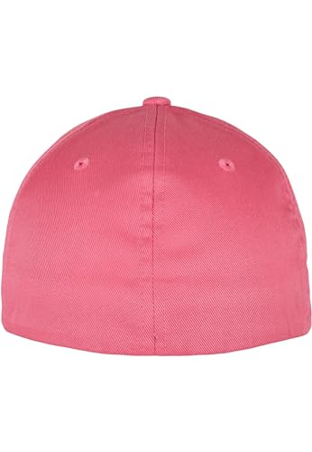 Detalle 2 de Flexfit Wooly Combed Unisex Cap – Dark Pink, Größe L/XL