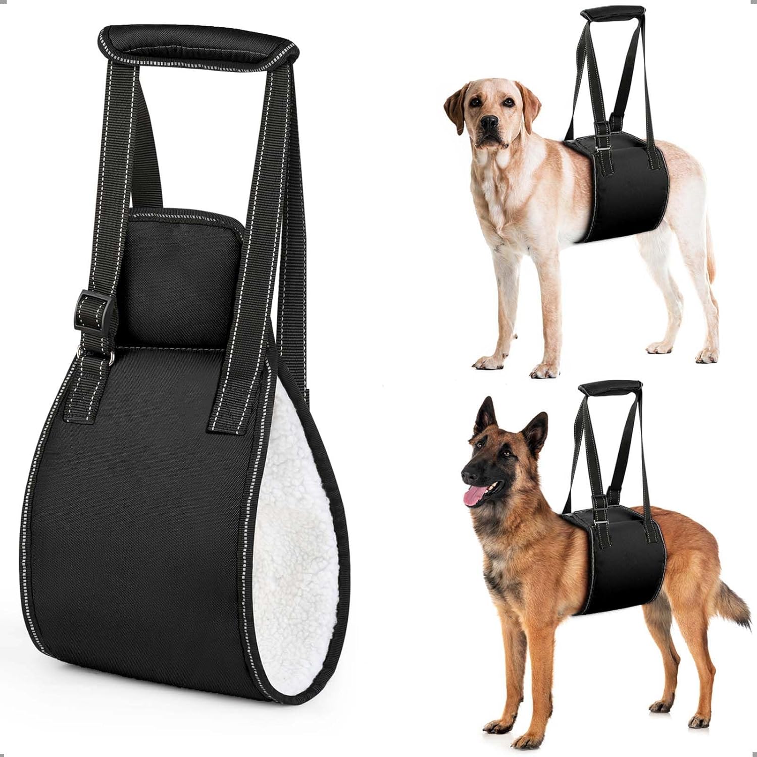 Ohcozzy Dog Sling with Handle — Adjustable Hind Leg Lifting Harness