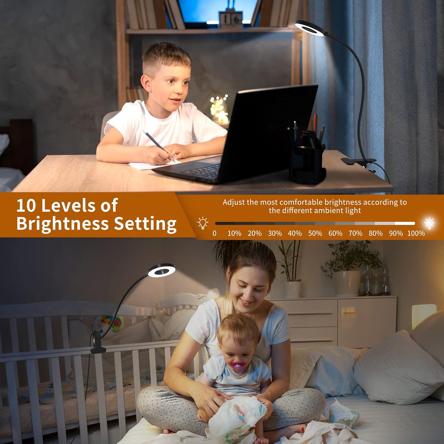 Detalle de iZELL Desk Lamp 15.8" LED