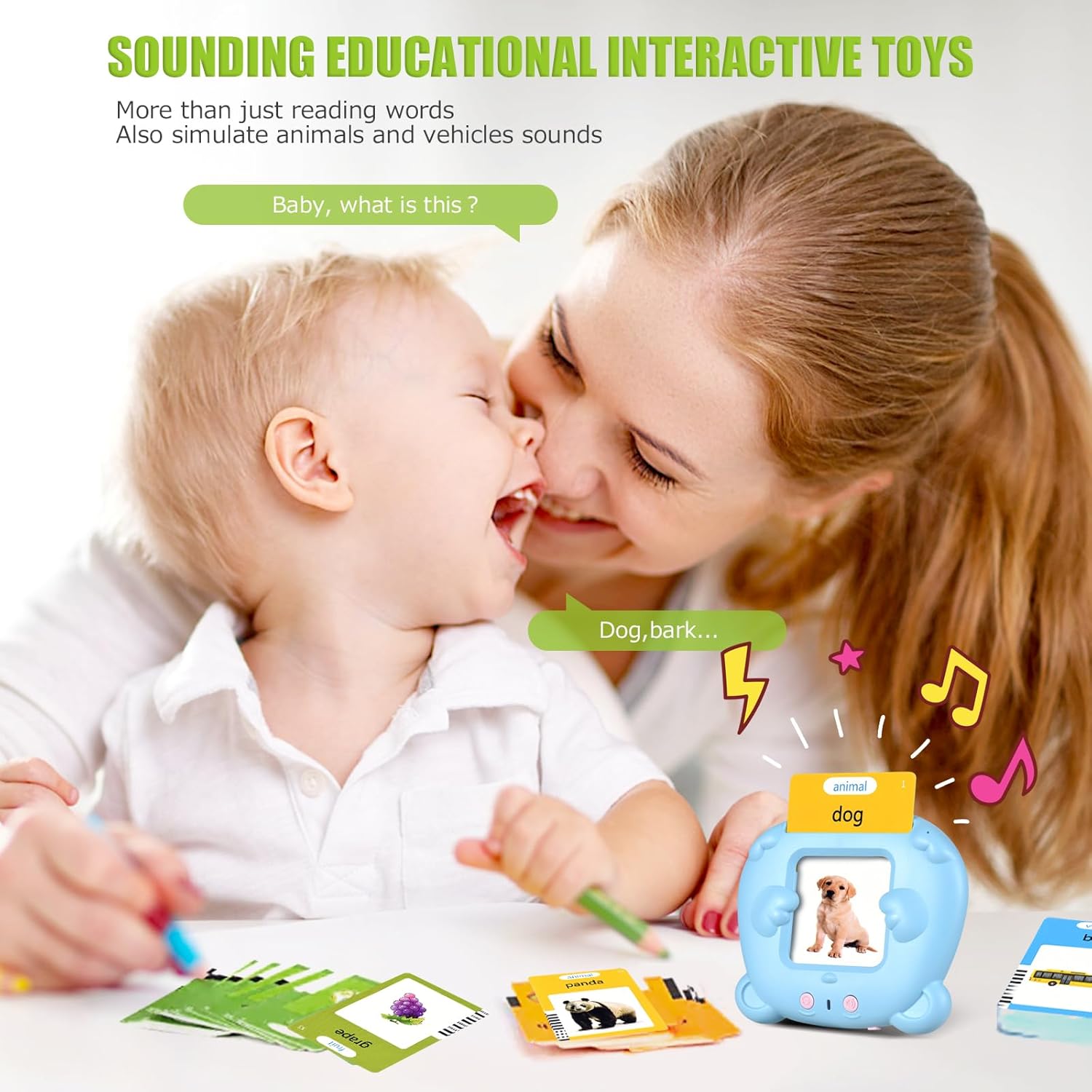 Detalle 2 de Talking Flash Cards 510 words educational toys