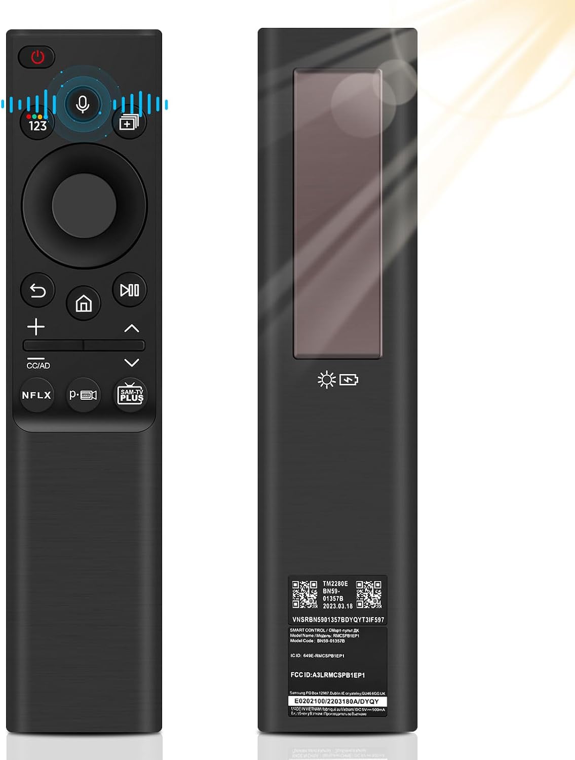 Detalle de Pixelure BN59-01357B Telecomando solare Samsung 4K