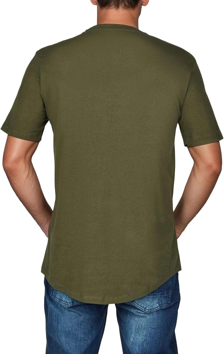 Thumbnail 2 de JACK & JONES T-Shirt Herren lang geschnitten – 3er-Set aus Bio-Baumwolle, Regular Fit