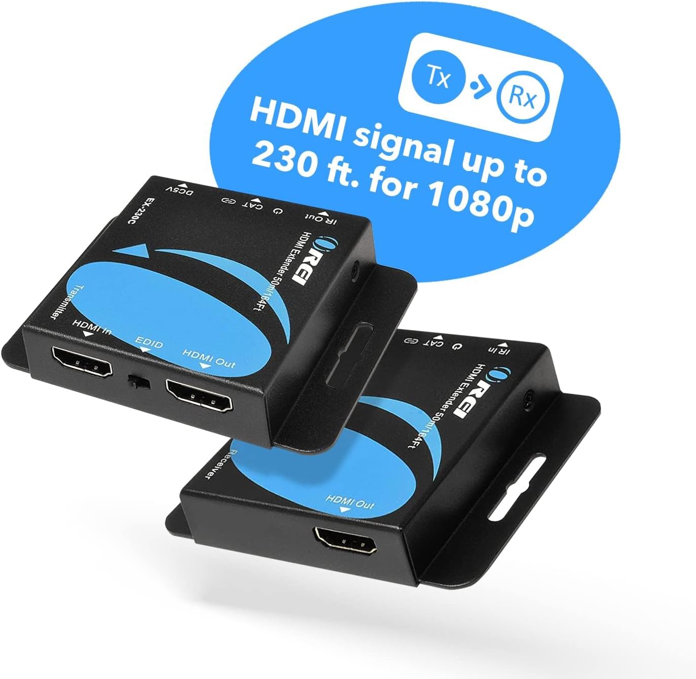 Thumbnail 1 de OREI EX-230C 4K HDMI Extender over CAT6 130 ft