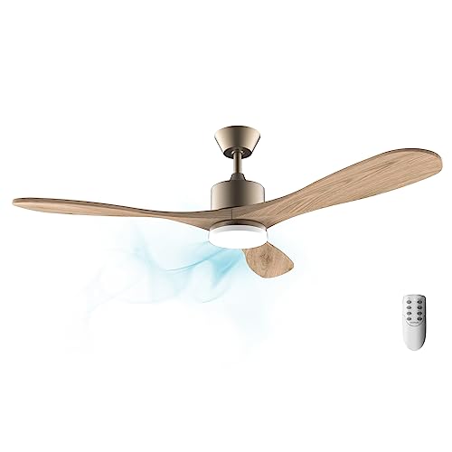 Detalle de Cecotec EnergySilence Aero 5290 Golden Pro : ventilateur de plafond 52" avec moteur DC et lampe LED (35 W)