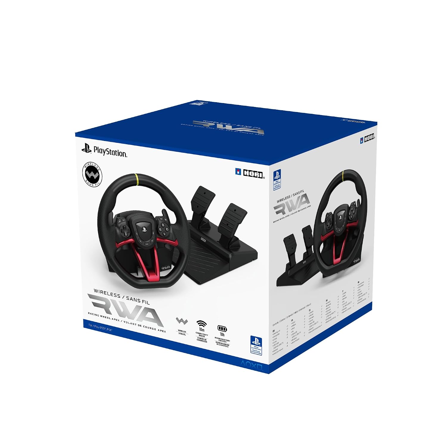 Detalle de HORI Wireless Racing Wheel Apex – Kompatibel mit PS5, PS4 und PC