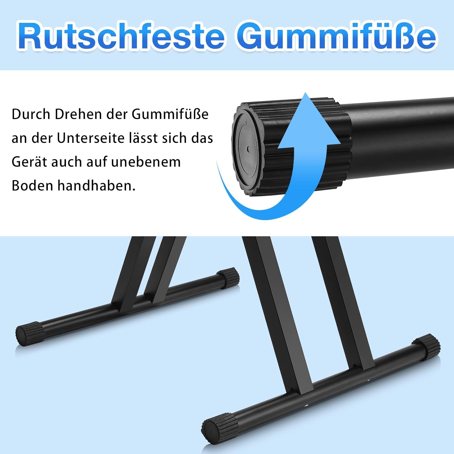 Thumbnail 5 de Keyboardständer Doppelstrebig höhenverstellbar 7 Stufen