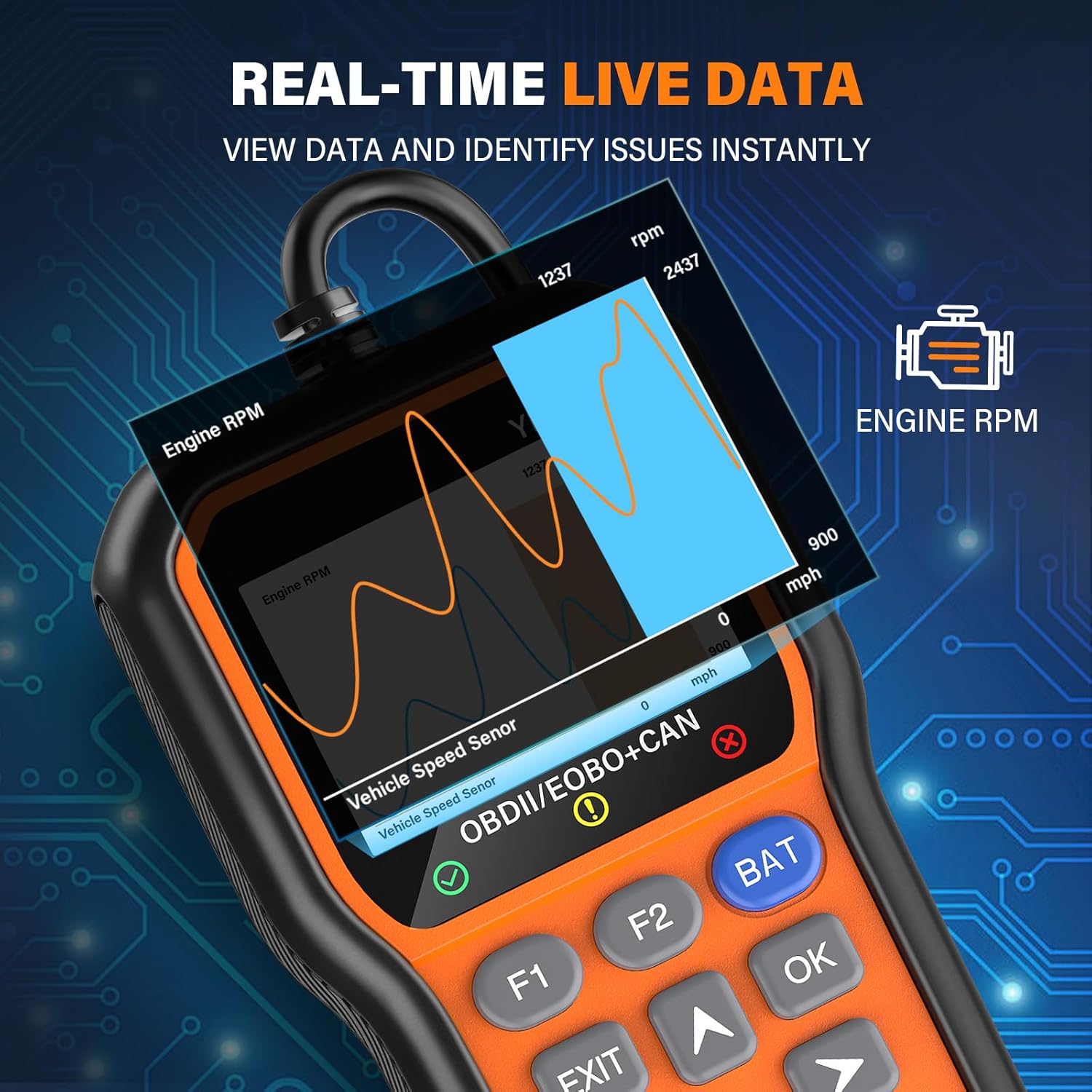 Thumbnail 3 de BluSon YM319 OBD2 Scanner 2.4"