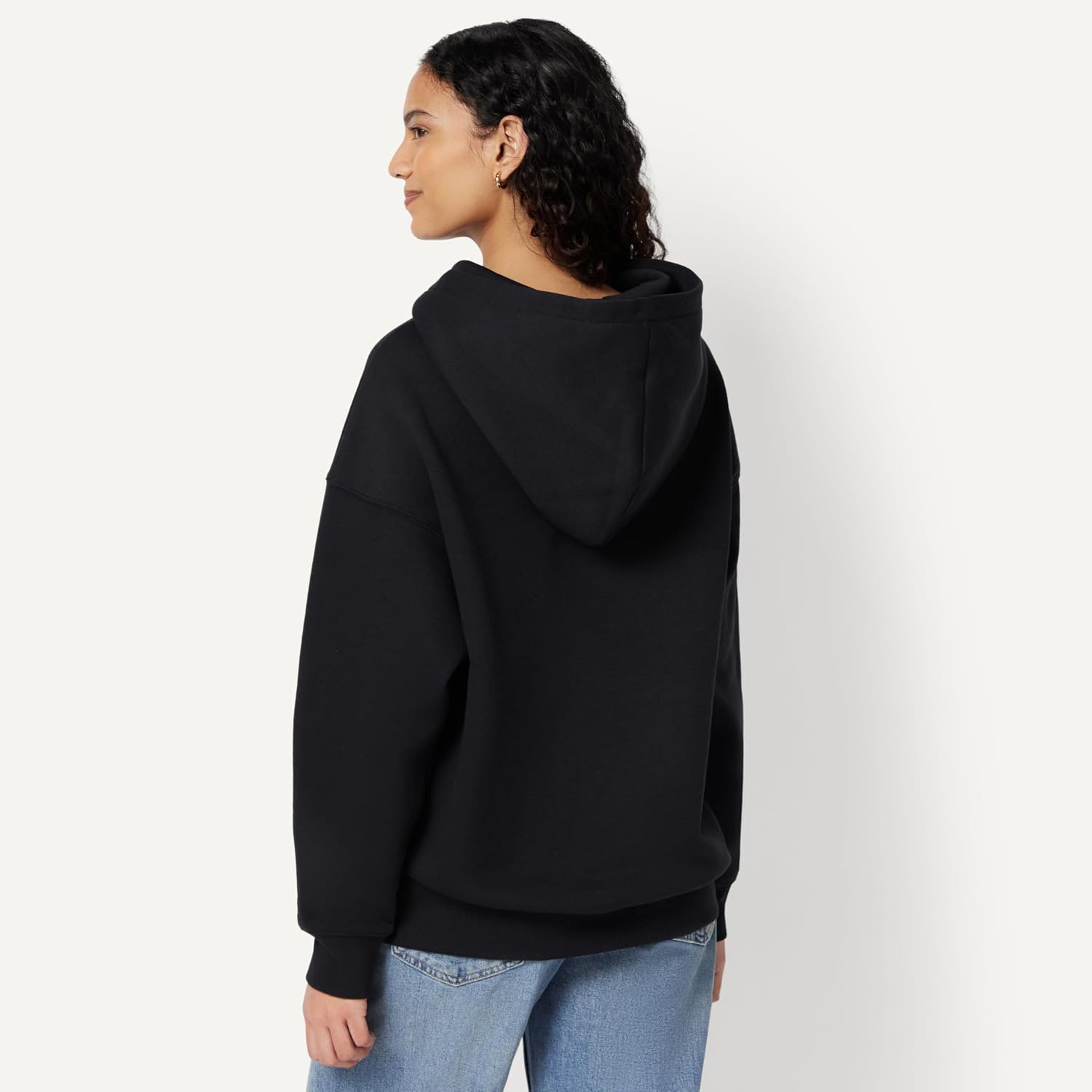 Detalle de Amazon Essentials Damen Oversize Fleece-Kapuzenpullover, Hoodie – gemütlich, vielseitig und soft