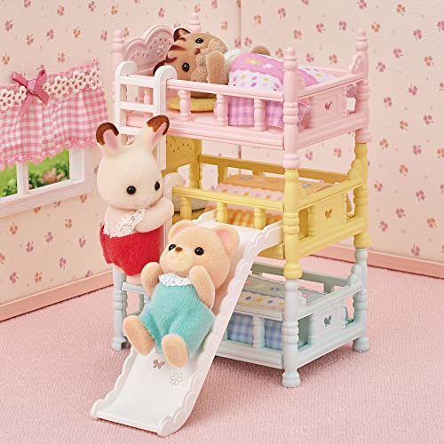 Detalle de Sylvanian Families 5741 Triple Bunk Beds – Dollhouse Playset