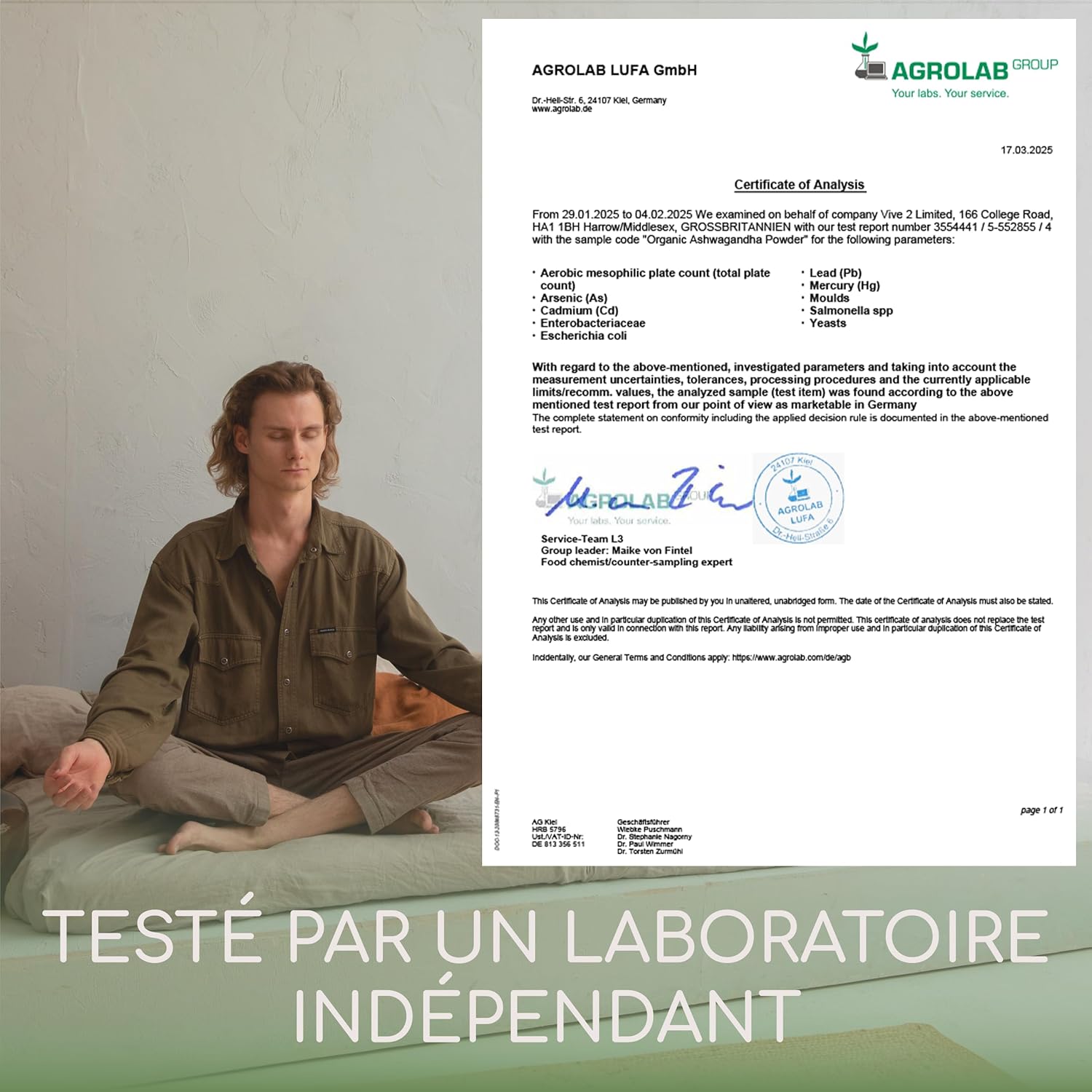 Thumbnail 3 de Ashwagandha BIO Raibu – 270 gélules (extra fort, 2400 mg/jour)