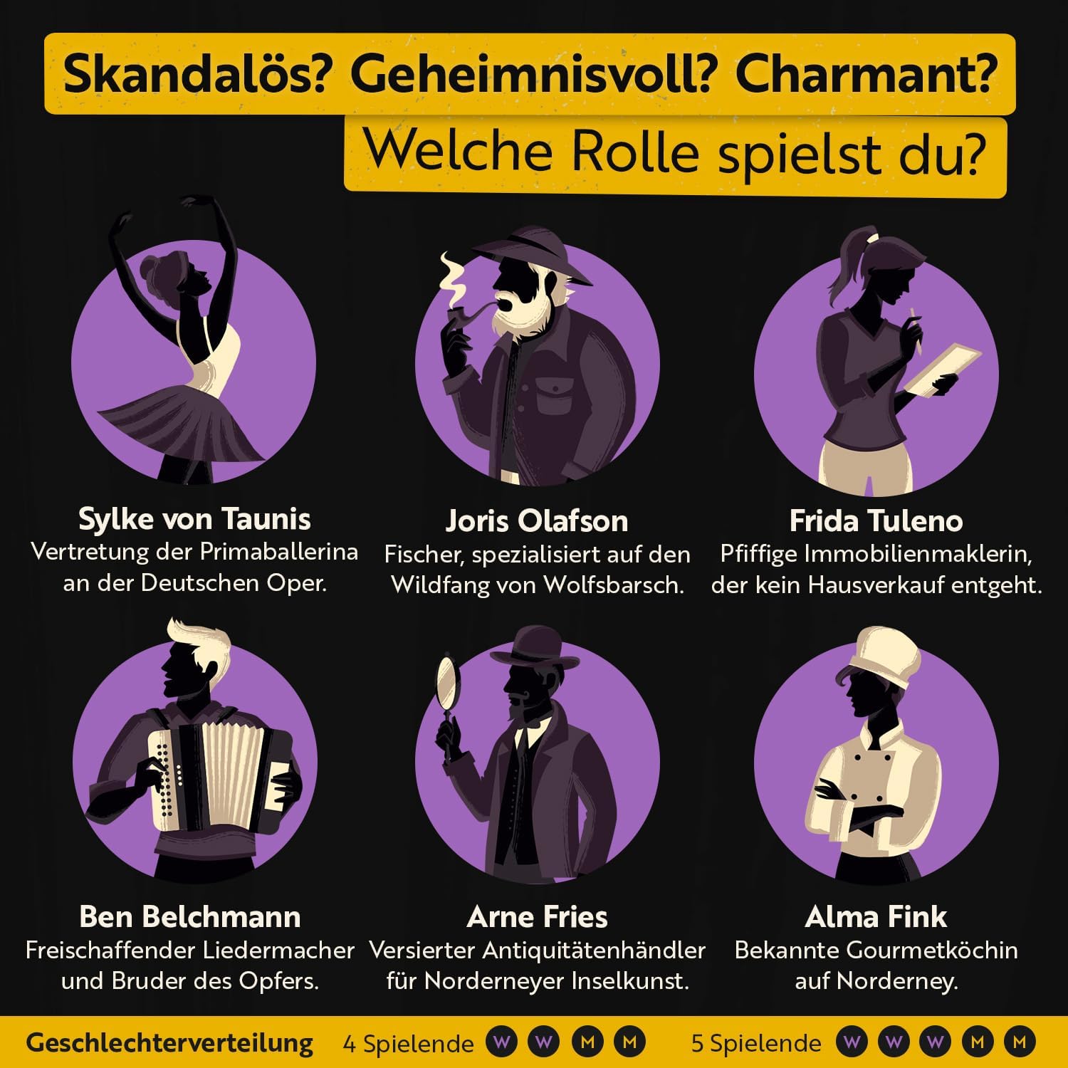 Detalle de Gourmet Criminelle Krimidinner für zuhause: Mysteriöser Mordfall „Blutsand am Nordseestrand“ (4–6 Personen) ab 16