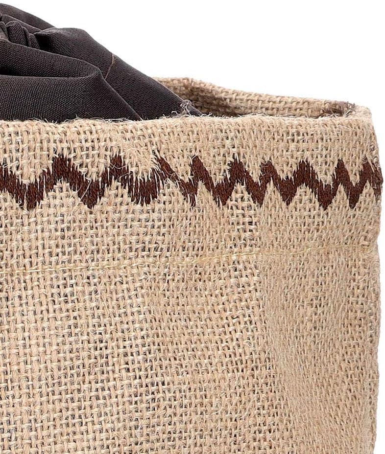 Thumbnail 1 de KitchenCraft Natural Elements aardappelzak van jute, 5 liter, met verduisterende voering