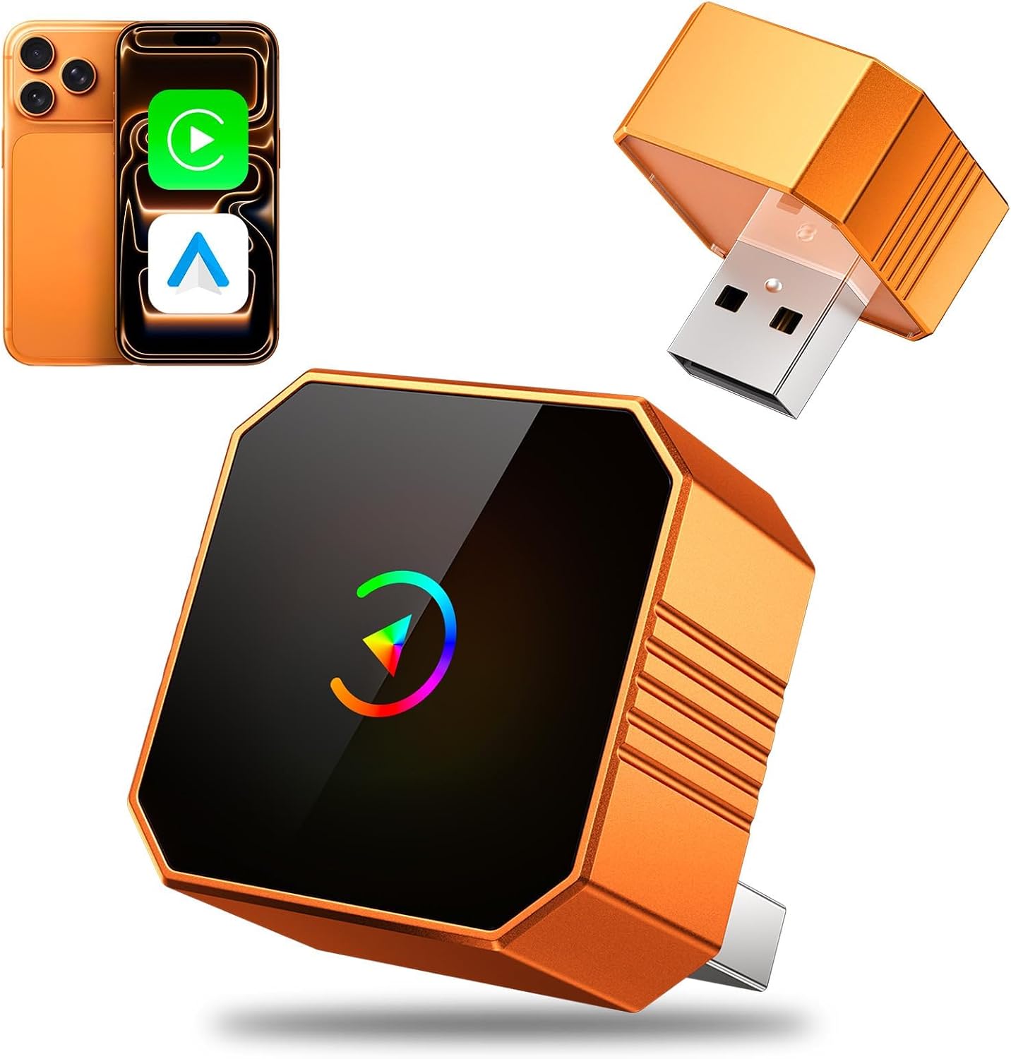 Detalle de Aimoon Wireless CarPlay Adapter 2026