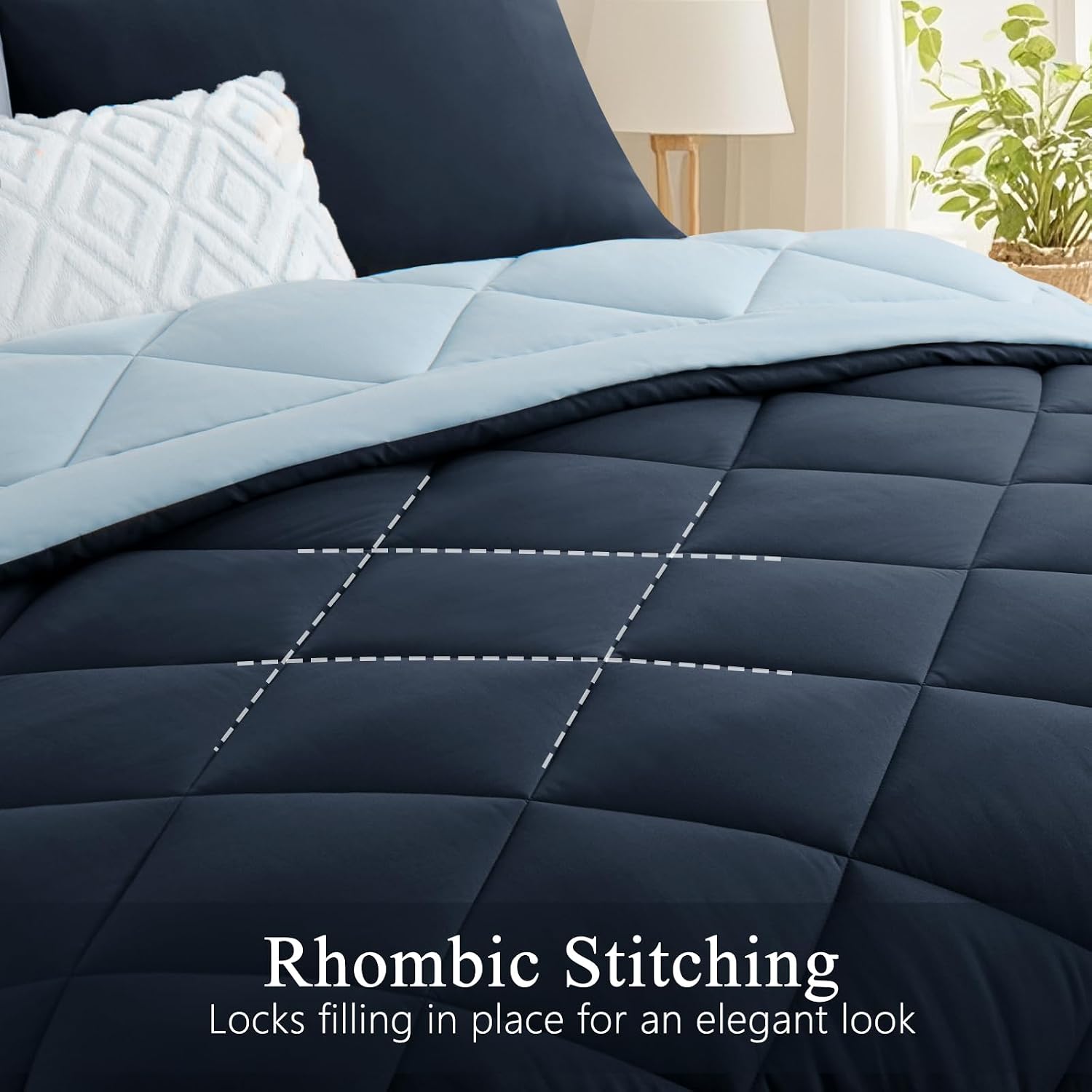 Thumbnail 6 de RUIKASI Coverless Duvet King Size 10.5 Tog – Reversible Comforter with 2 Pillowcases