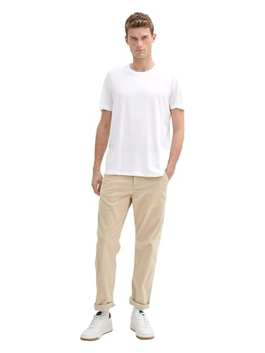 Thumbnail 1 de TOM TAILOR Herren T-Shirt Doppelpack Rundhalsausschnitt, Weiß, XX-Large
