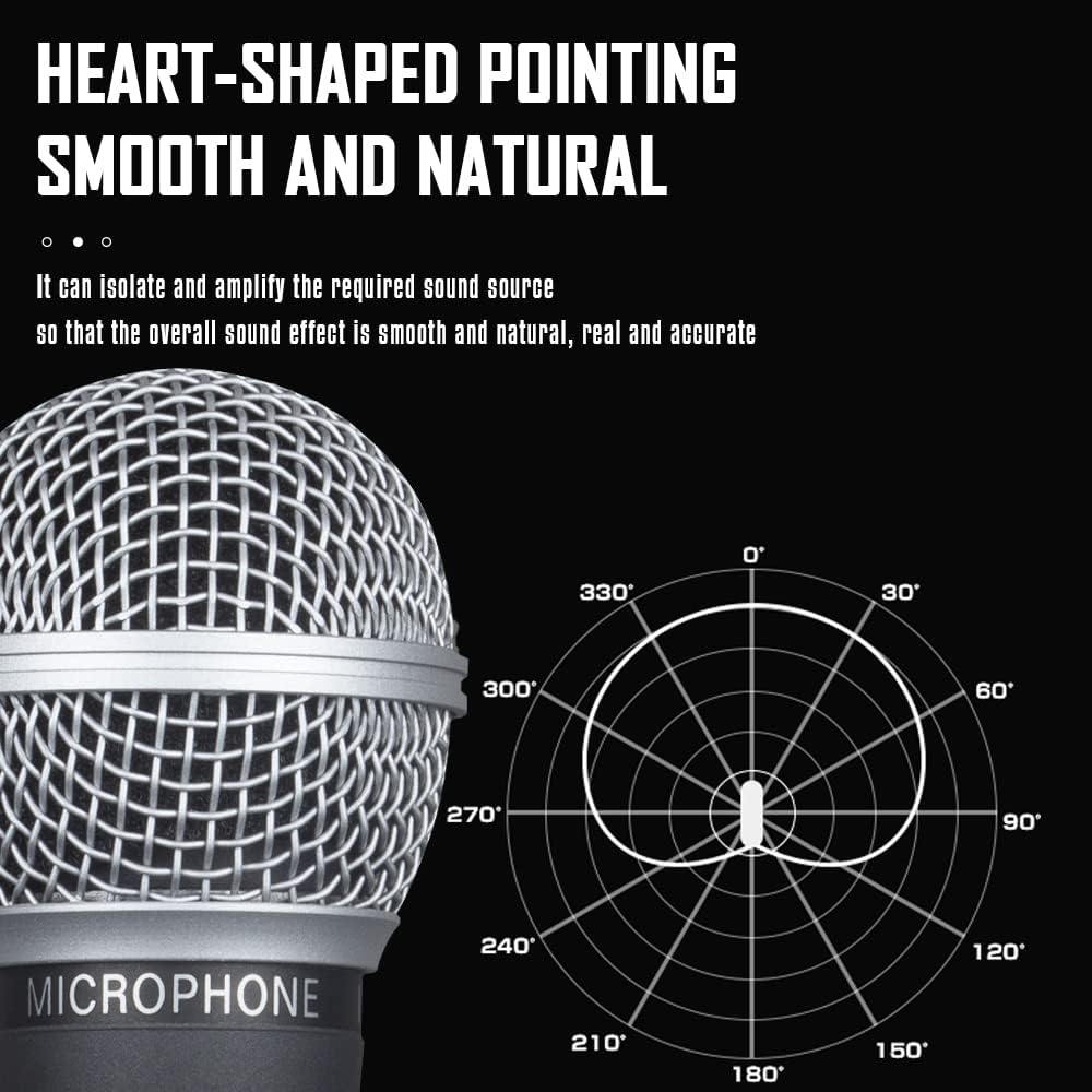 Detalle 2 de WEYMIC WM58 Dynamic Vocal Microphone with Metal Body and XLR Connection
