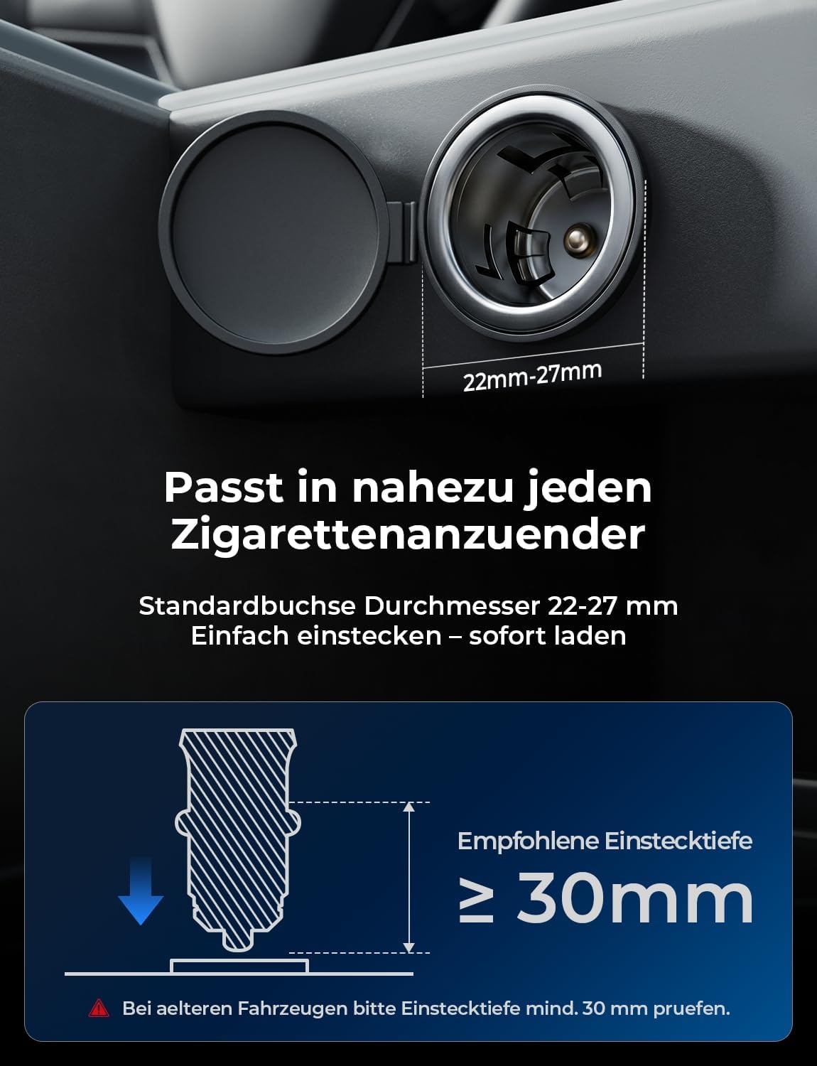 Thumbnail 6 de LISEN 54W Zigarettenanzünder USB C