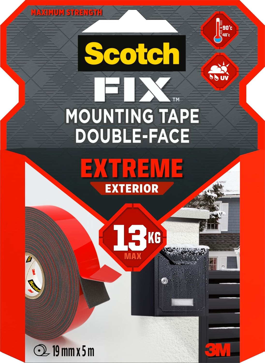 Scotch FIX Ruban de fixation 19 mm 🛠