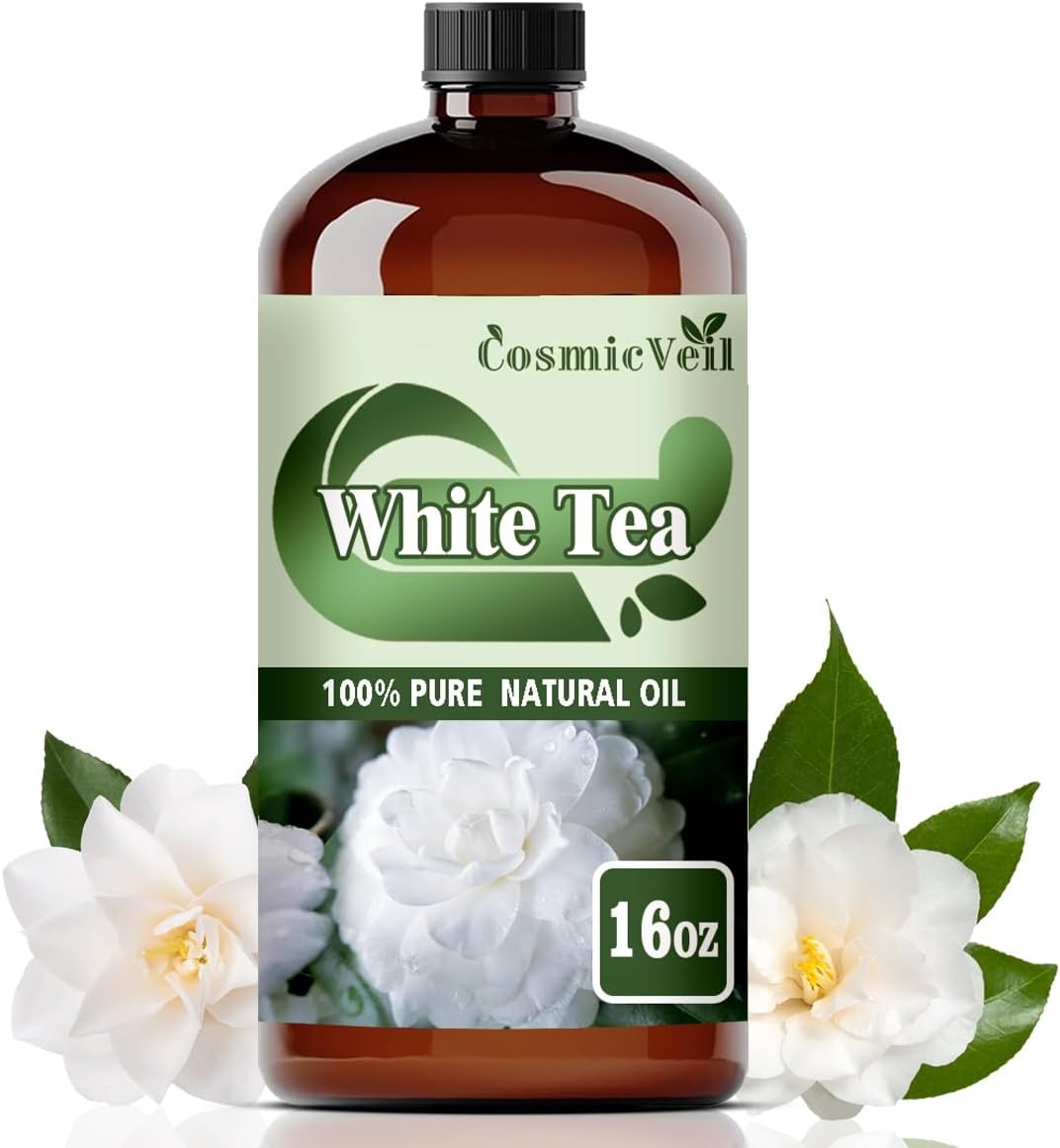 Detalle de CosmicVeil White Tea Fragrance Oil 16 fl oz