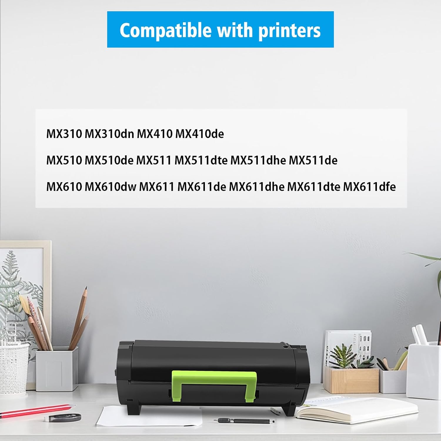 Detalle de TONTINTA 60F2H00 / 602H cartuccia toner compatibile nera ad alta capacità per Lexmark MX