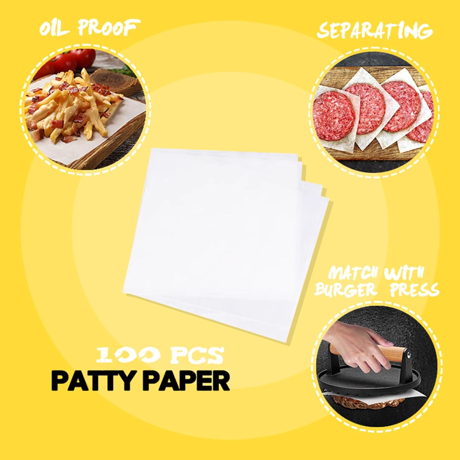 Thumbnail 4 de Smash Burger Press Kit Cast Iron