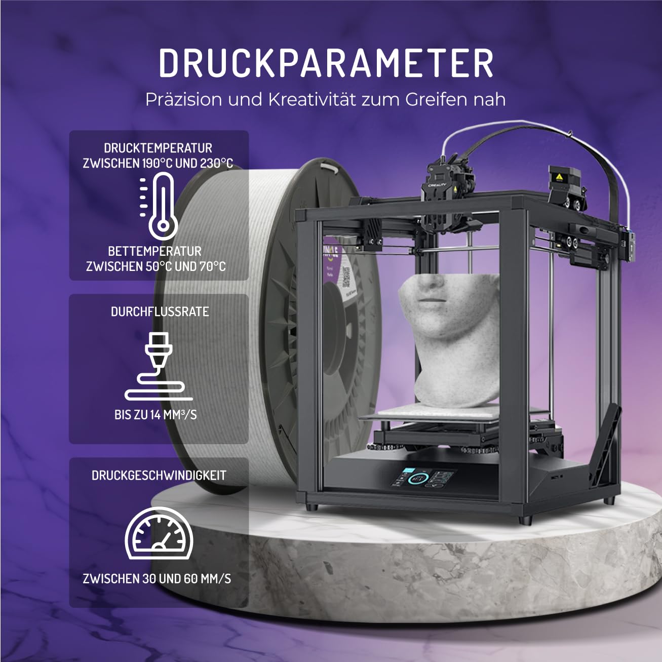 Detalle 1 de WINKLE PLA HD Filament 1 kg đš