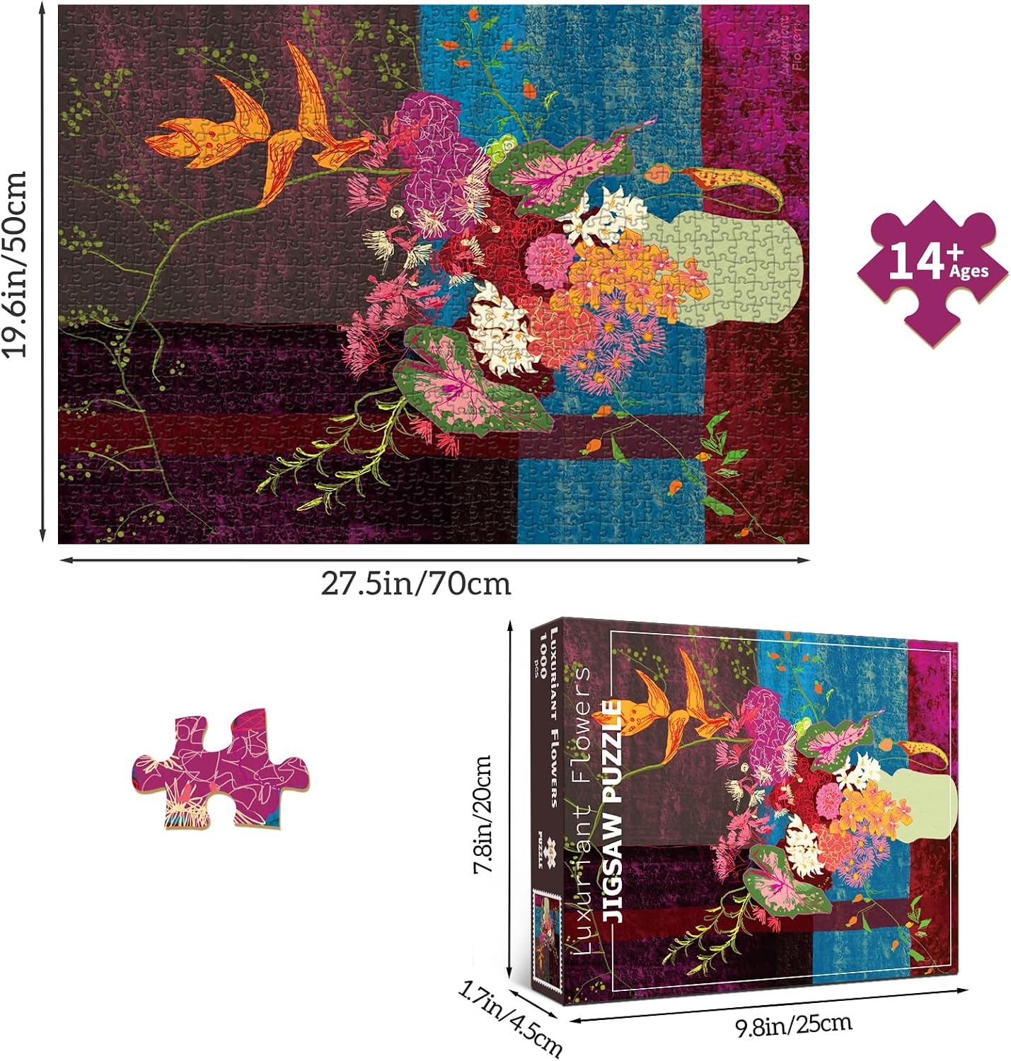 Thumbnail 1 de HUADADA 1,000-Piece Jigsaw Puzzle
