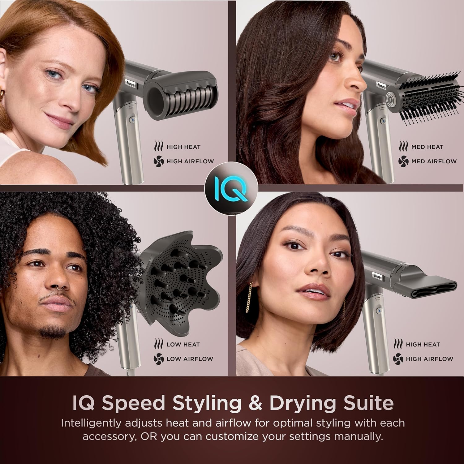 Detalle de Shark high-velocity hair dryer HD542
