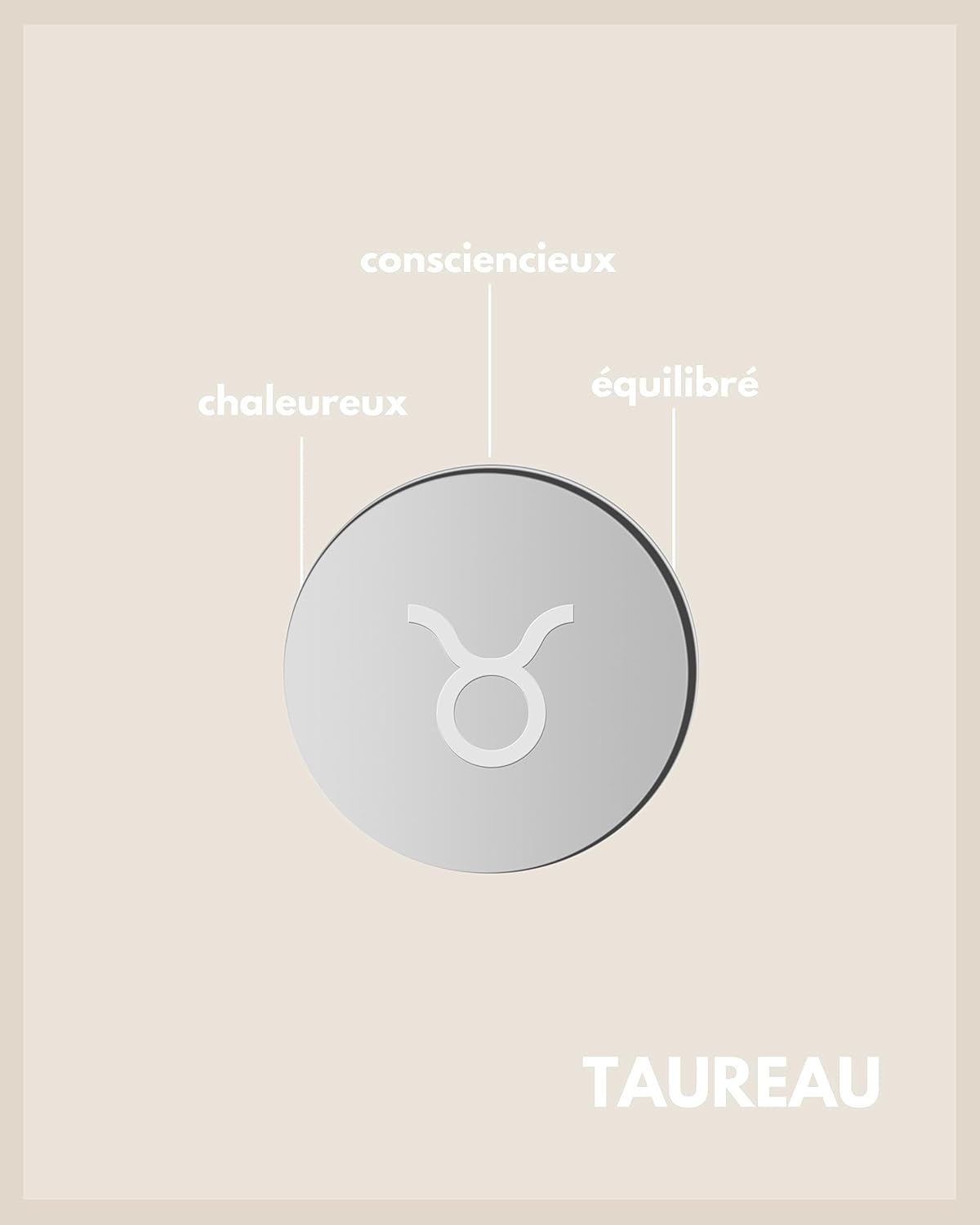 Thumbnail 1 de Good.Designs Collier pour Dames avec Signes du Zodiaque – Acier inoxydable argenté ou plaqué or 18 carats