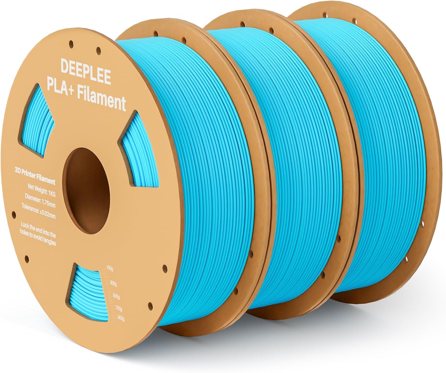 Imagen de DEEPLEE PLA Plus 1.75mm Sky Blue Filament, 3kg – Stronger PLA+ for Reliable FDM Printing en OfertitasTOP