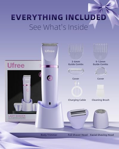 Thumbnail 8 de Ufree Bikini Trimmer Rechargeable Waterproof IPX7 🪒