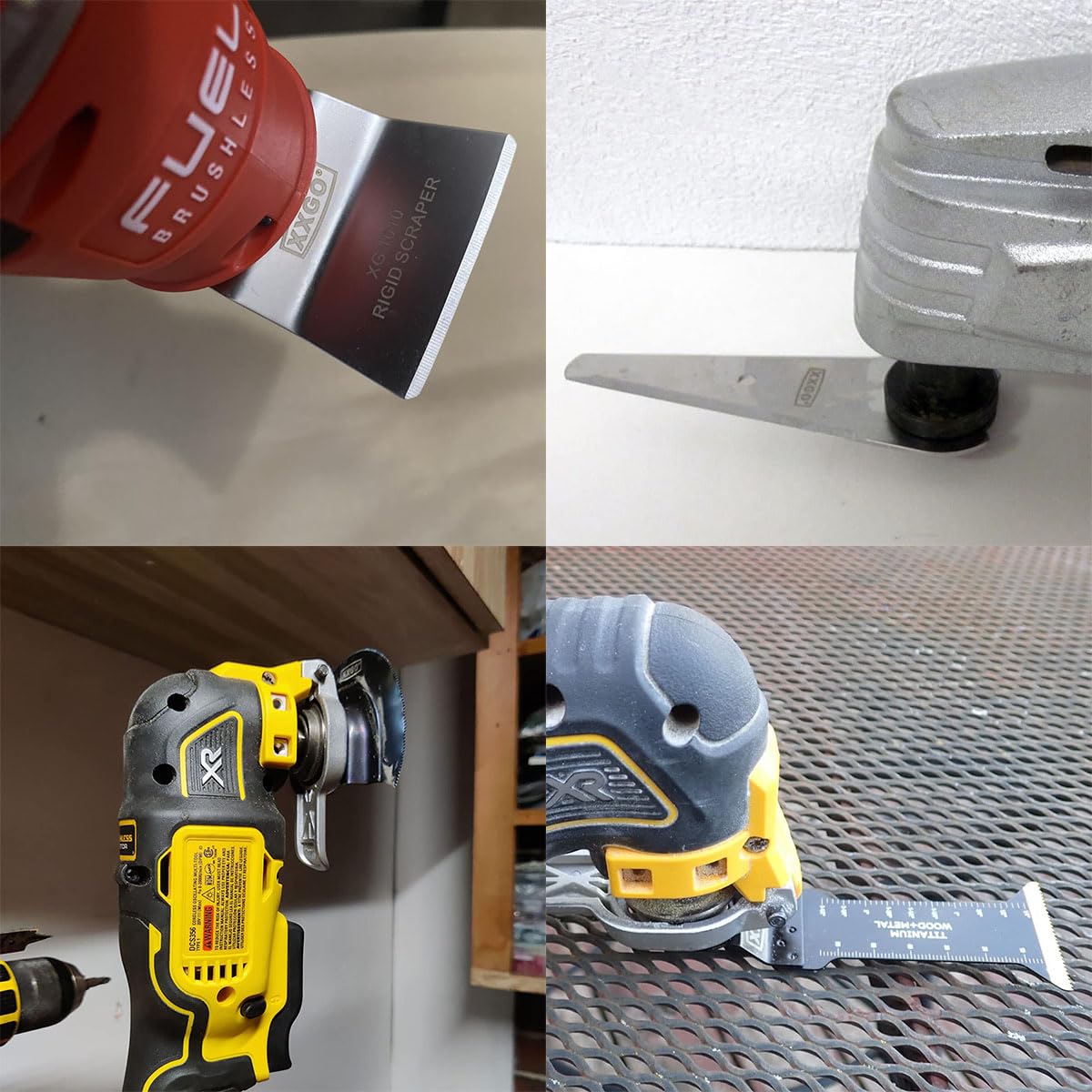 Detalle 2 de XXGO XG1201U 120pc oscillating blade kit