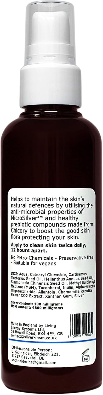 Thumbnail 3 de Argentum Plus Silver-MSM Prebiotic Skin Serum 100 ml: Barrier Repair & Skin Flora Support