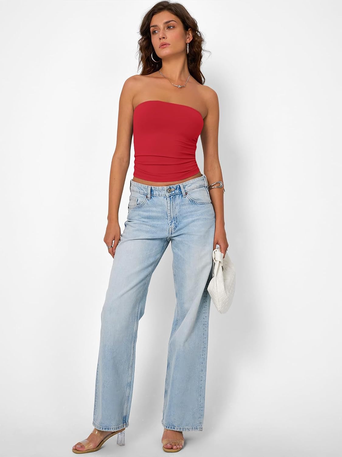 Thumbnail 5 de Trendy Queen Strapless Bandeau Crop Top